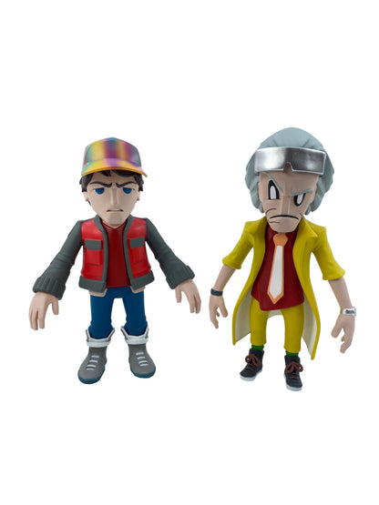 3DRetro x TOUMA Marty and Doc Vinyl Art Toy Set