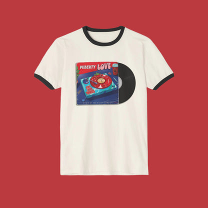 Attack of the Killer Tomatoes P. Love Album Cover Print - Ringer T-Shirt