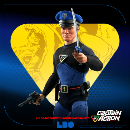 Captain Action - Retro Uniform Set with 1/6 Scale Action Figure