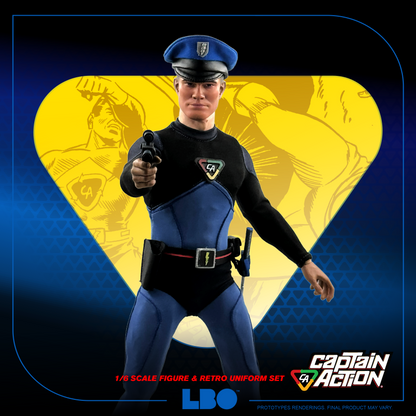 Captain Action - Retro Uniform Set with 1/6 Scale Action Figure