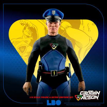 Captain Action - Retro Uniform Set with 1/6 Scale Action Figure