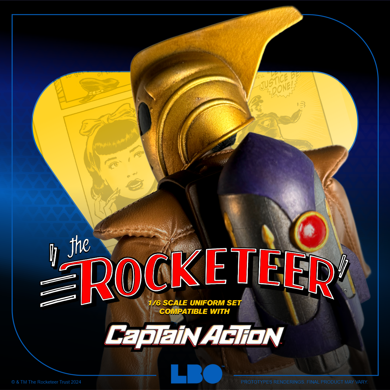 The Rocketeer 1/6 Scale Uniform Set – Compatible with Captain Action!