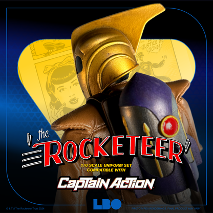 The Rocketeer 1/6 Scale Uniform Set – Compatible with Captain Action!