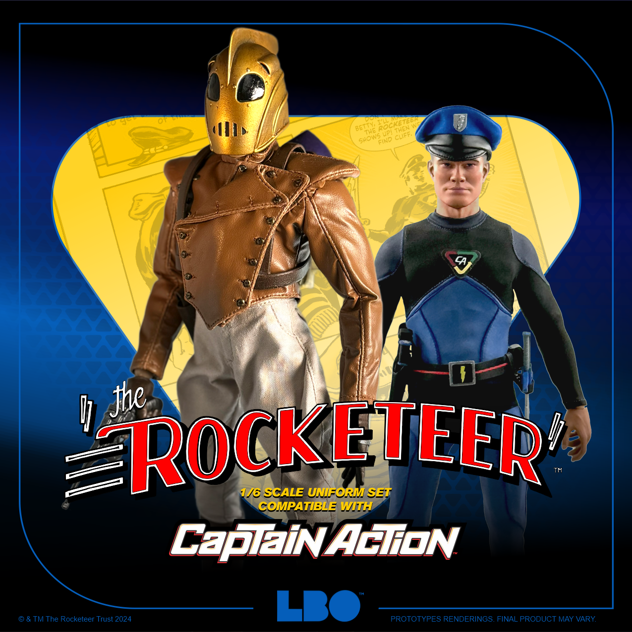 The Rocketeer 1/6 Scale Uniform Set – Compatible with Captain Action!