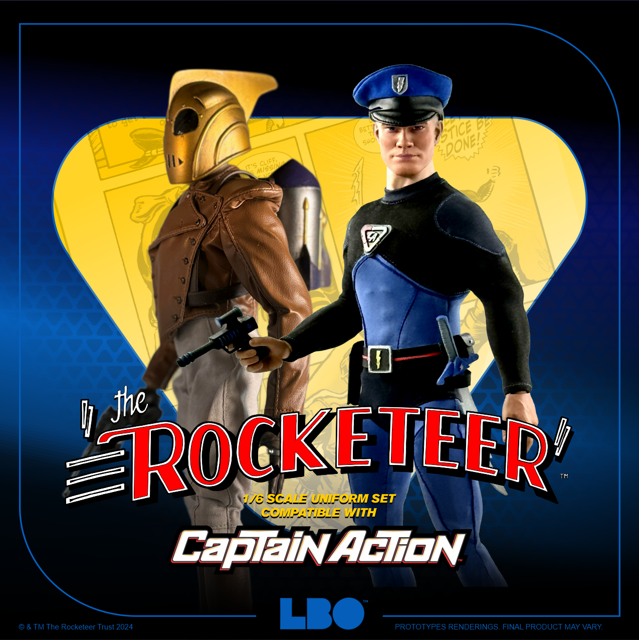 The Rocketeer 1/6 Scale Uniform Set – Compatible with Captain Action!