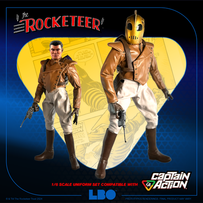 The Rocketeer 1/6 Scale Uniform Set – Compatible with Captain Action!