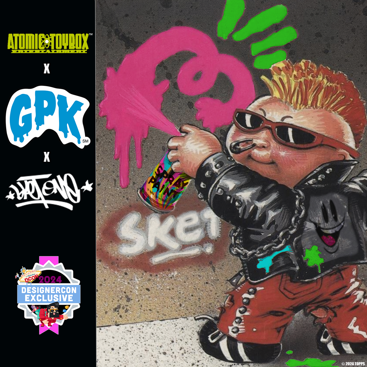 Garbage Pail Kids x Sket-One Limited Edition Poster - New Wave Dave