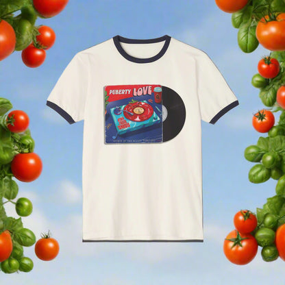 Attack of the Killer Tomatoes P. Love Album Cover Print - Ringer T-Shirt