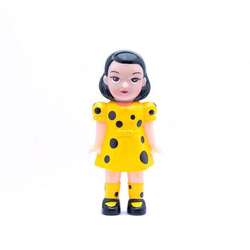 Awesome Toy Polka Dot Girl Yellow Mini Size