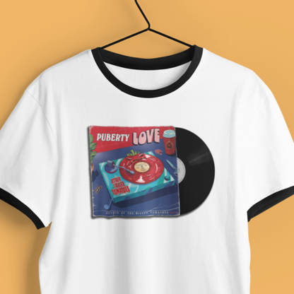 Attack of the Killer Tomatoes P. Love Album Cover Print - Ringer T-Shirt