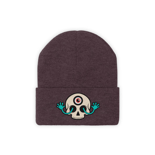 Skull beanie White